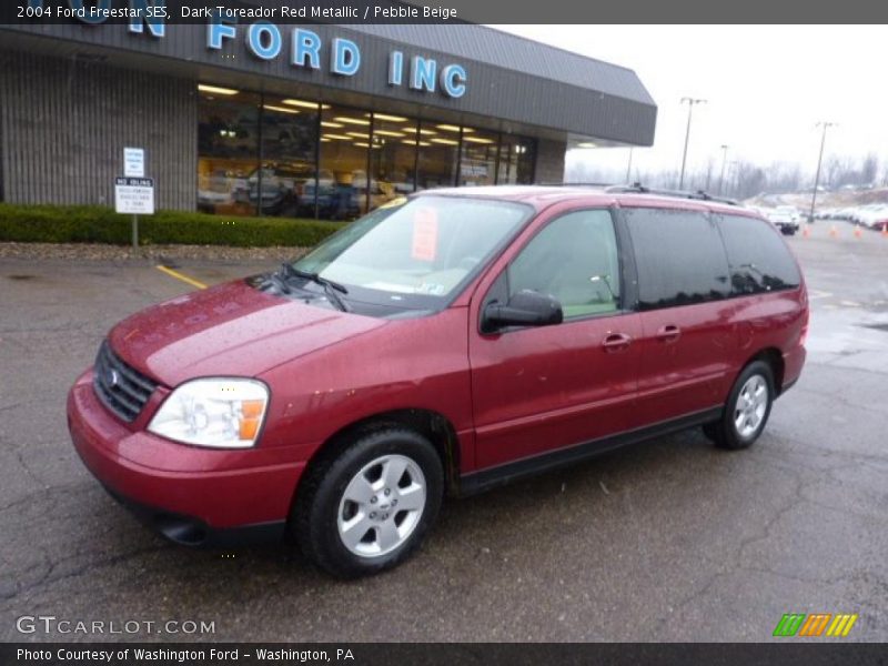 Dark Toreador Red Metallic / Pebble Beige 2004 Ford Freestar SES
