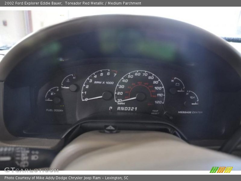 Toreador Red Metallic / Medium Parchment 2002 Ford Explorer Eddie Bauer