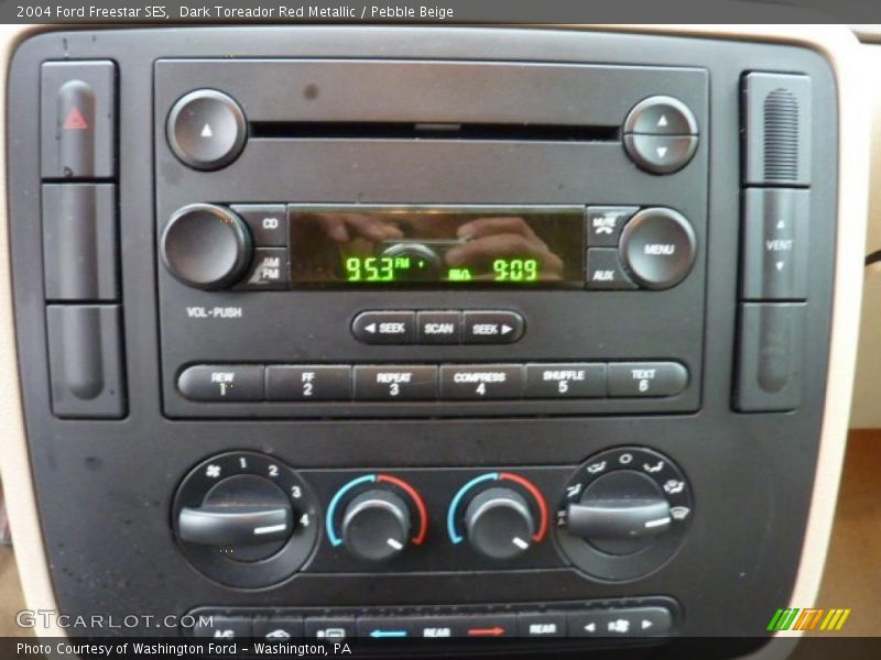 Dark Toreador Red Metallic / Pebble Beige 2004 Ford Freestar SES