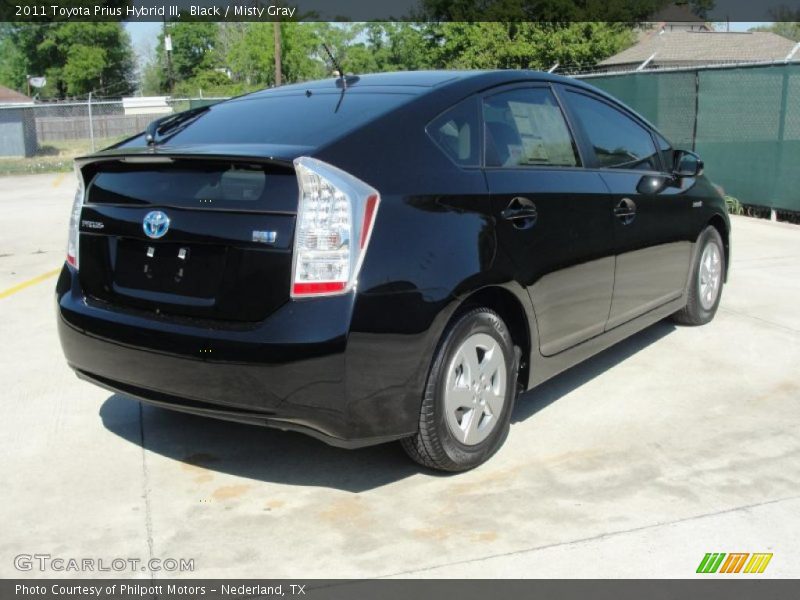 Black / Misty Gray 2011 Toyota Prius Hybrid III