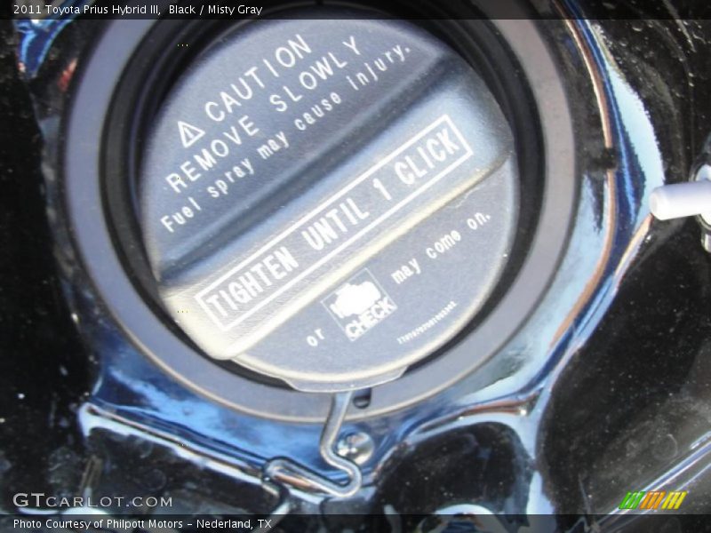 Black / Misty Gray 2011 Toyota Prius Hybrid III