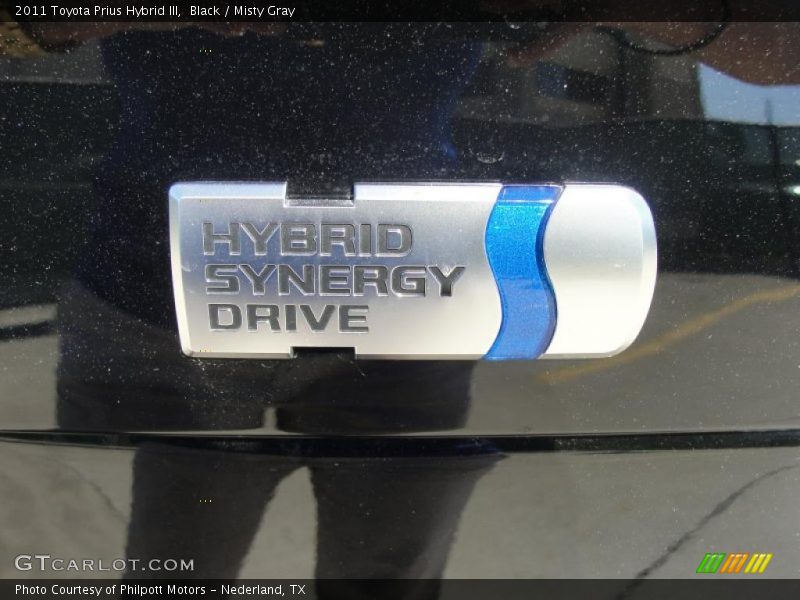 Black / Misty Gray 2011 Toyota Prius Hybrid III