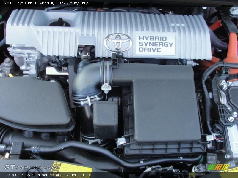 Black / Misty Gray 2011 Toyota Prius Hybrid III