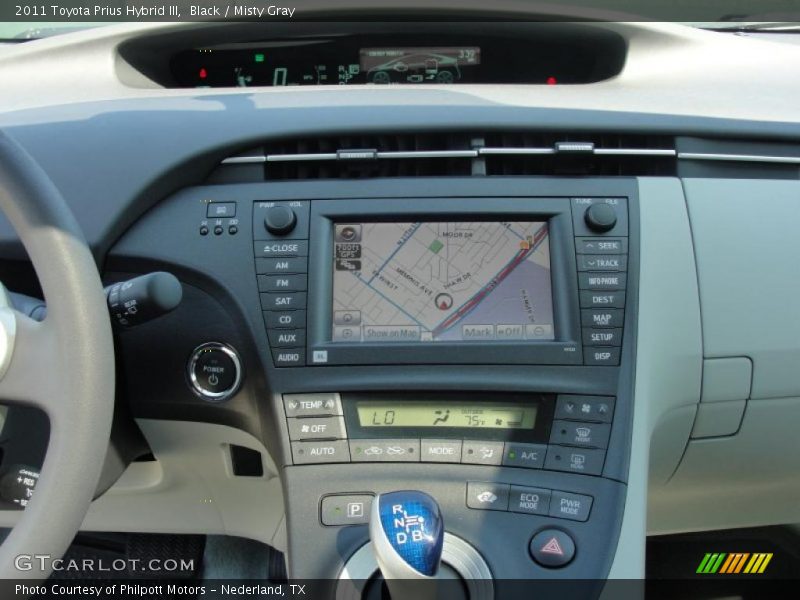 Black / Misty Gray 2011 Toyota Prius Hybrid III