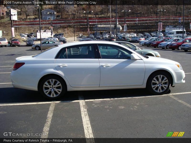 Blizzard White Pearl / Graphite Gray 2008 Toyota Avalon Touring
