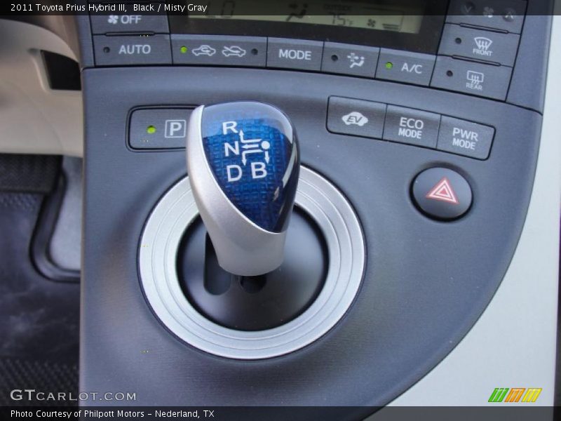 Black / Misty Gray 2011 Toyota Prius Hybrid III