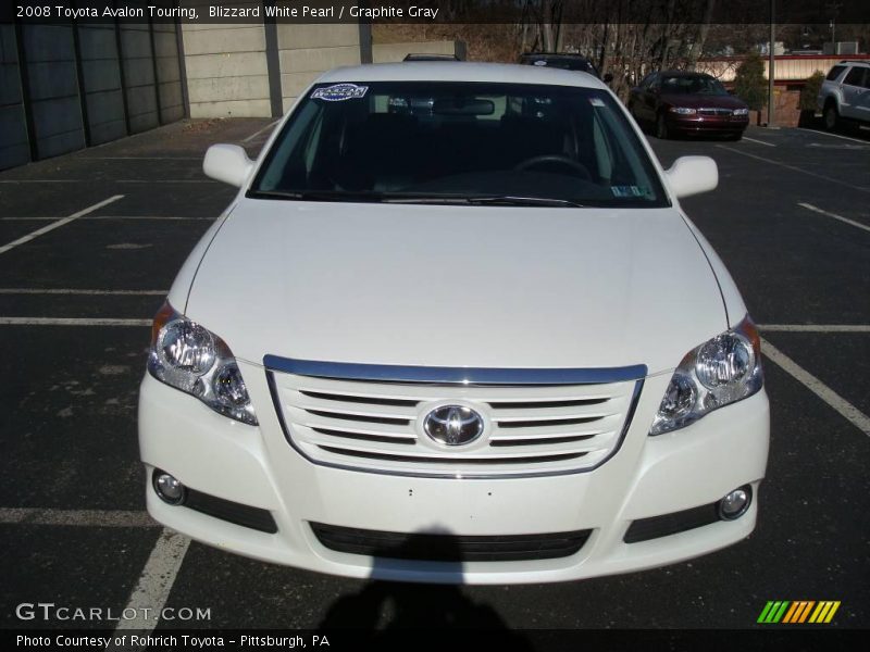 Blizzard White Pearl / Graphite Gray 2008 Toyota Avalon Touring
