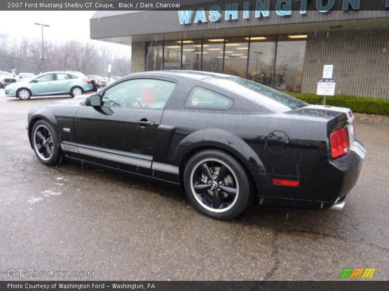 Black / Dark Charcoal 2007 Ford Mustang Shelby GT Coupe