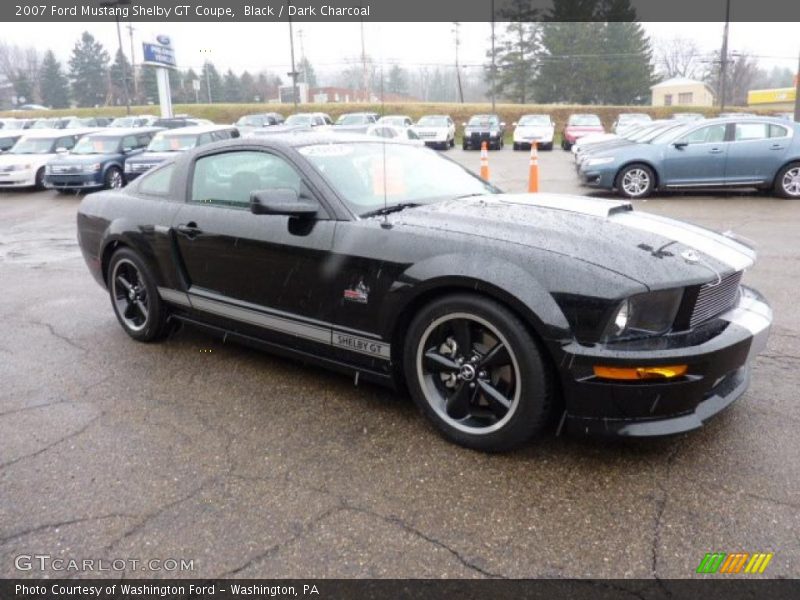 Black / Dark Charcoal 2007 Ford Mustang Shelby GT Coupe