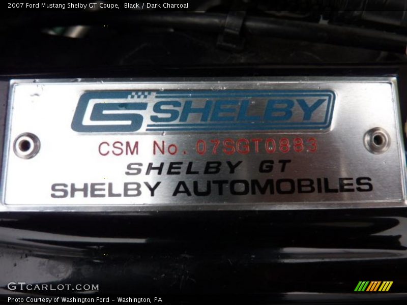  2007 Mustang Shelby GT Coupe Logo