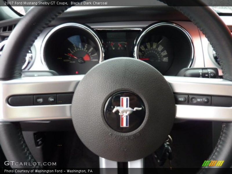 Black / Dark Charcoal 2007 Ford Mustang Shelby GT Coupe