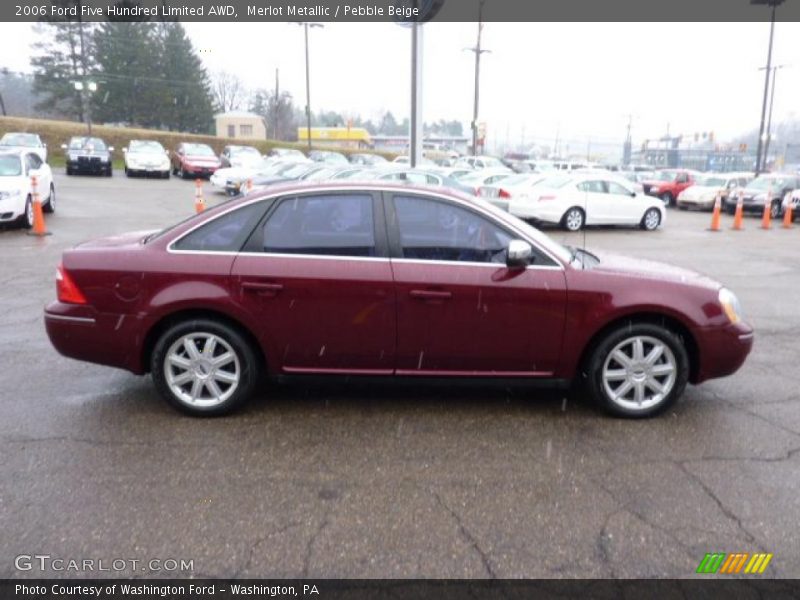 Merlot Metallic / Pebble Beige 2006 Ford Five Hundred Limited AWD