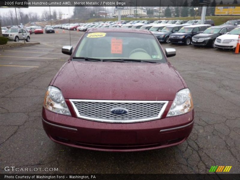Merlot Metallic / Pebble Beige 2006 Ford Five Hundred Limited AWD