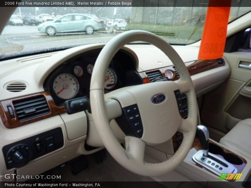 Merlot Metallic / Pebble Beige 2006 Ford Five Hundred Limited AWD