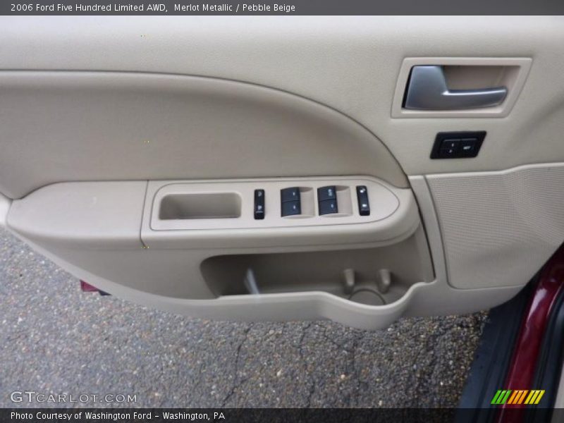 Merlot Metallic / Pebble Beige 2006 Ford Five Hundred Limited AWD