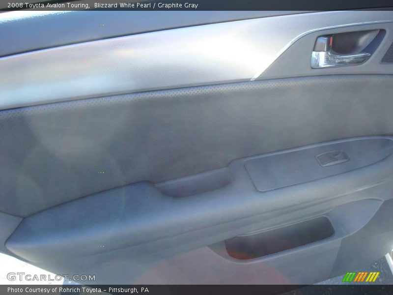 Blizzard White Pearl / Graphite Gray 2008 Toyota Avalon Touring