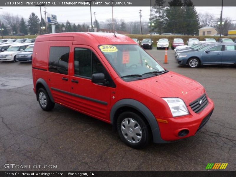Torch Red / Dark Gray 2010 Ford Transit Connect XLT Passenger Wagon