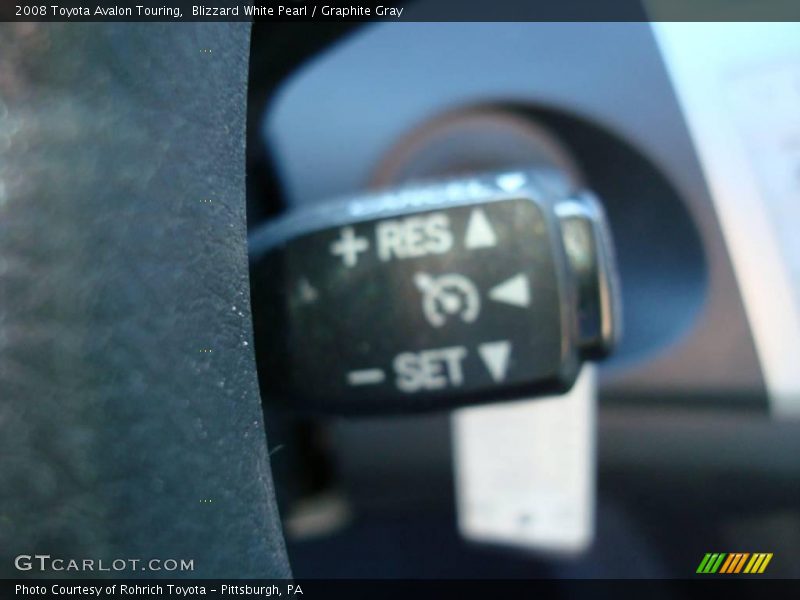 Blizzard White Pearl / Graphite Gray 2008 Toyota Avalon Touring