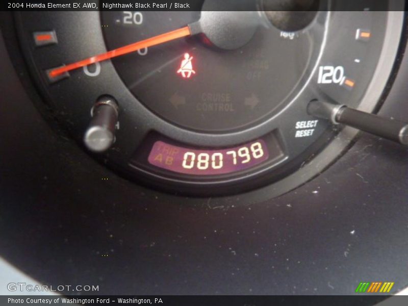Nighthawk Black Pearl / Black 2004 Honda Element EX AWD