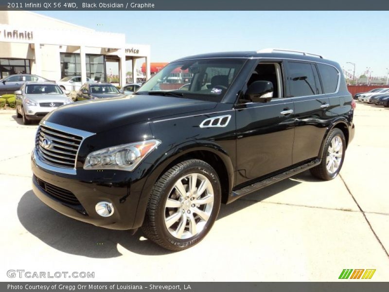Black Obsidian / Graphite 2011 Infiniti QX 56 4WD
