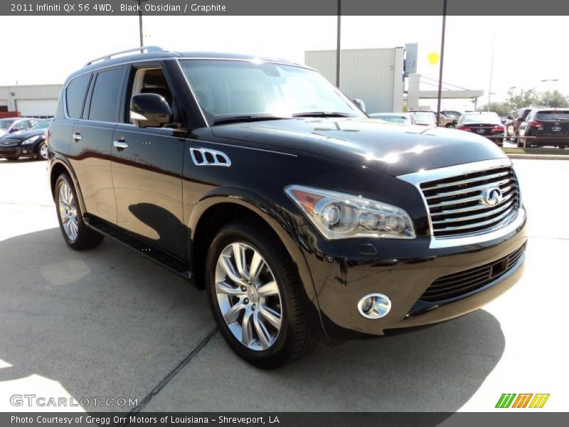 Black Obsidian / Graphite 2011 Infiniti QX 56 4WD