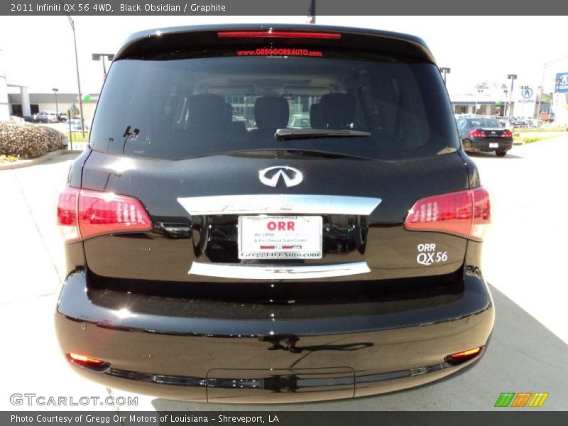 Black Obsidian / Graphite 2011 Infiniti QX 56 4WD