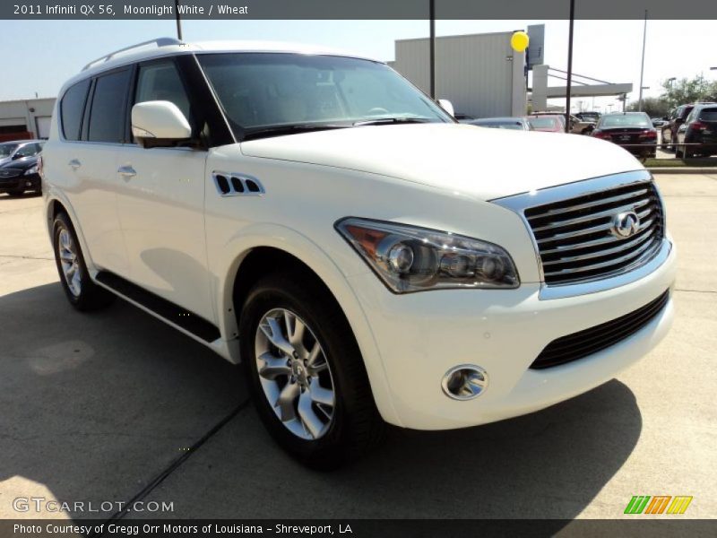 Moonlight White / Wheat 2011 Infiniti QX 56