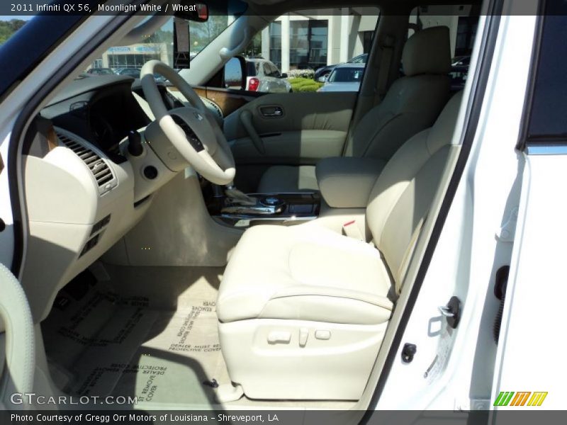 Moonlight White / Wheat 2011 Infiniti QX 56