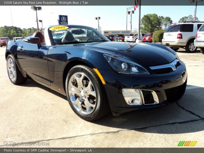 Front 3/4 View of 2008 Sky Red Line Roadster