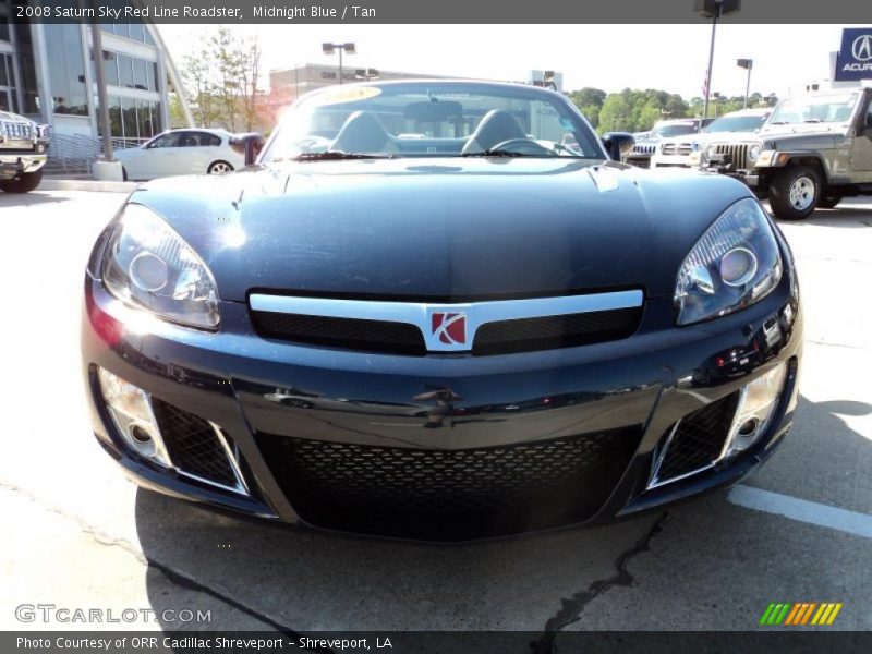 Midnight Blue / Tan 2008 Saturn Sky Red Line Roadster