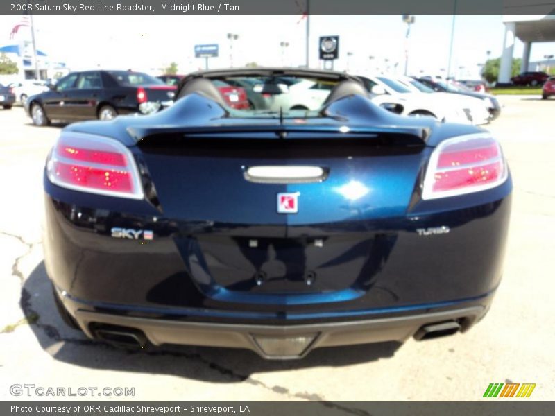 Midnight Blue / Tan 2008 Saturn Sky Red Line Roadster