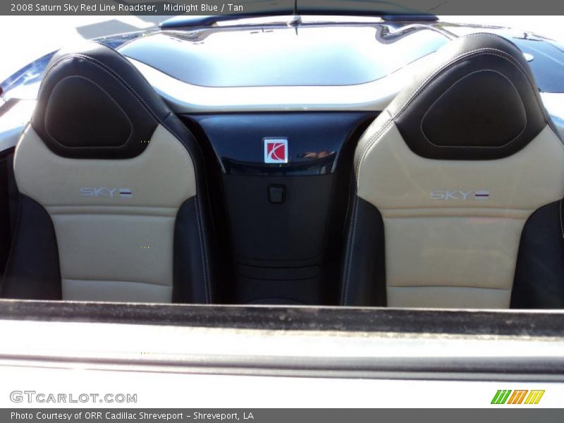 Midnight Blue / Tan 2008 Saturn Sky Red Line Roadster