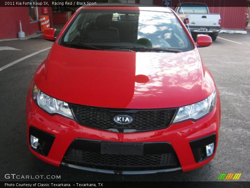 Racing Red / Black Sport 2011 Kia Forte Koup SX