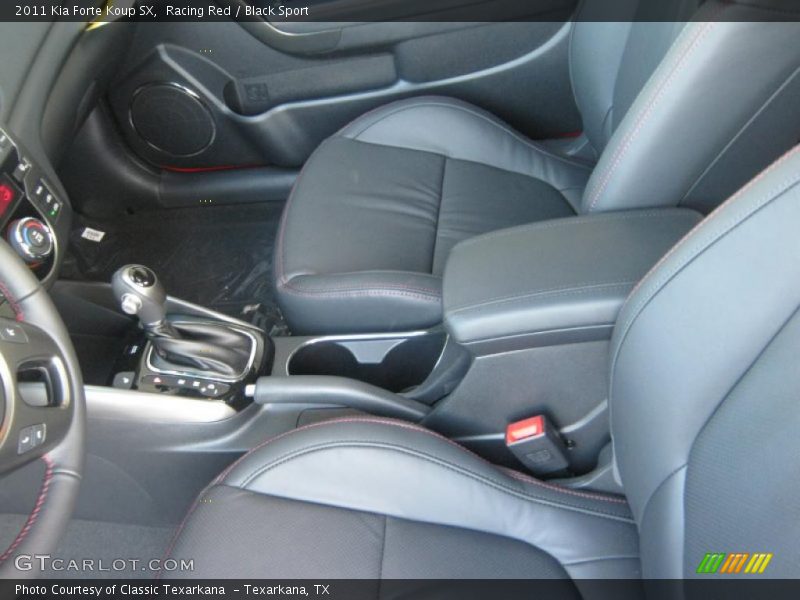 Racing Red / Black Sport 2011 Kia Forte Koup SX