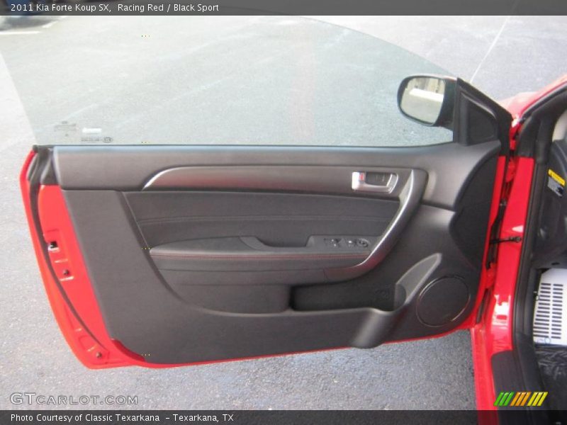 Racing Red / Black Sport 2011 Kia Forte Koup SX