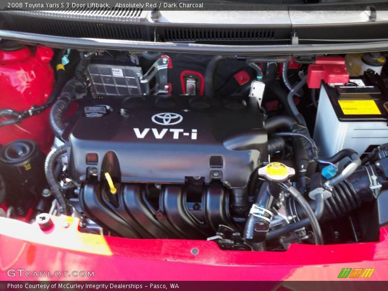 Absolutely Red / Dark Charcoal 2008 Toyota Yaris S 3 Door Liftback