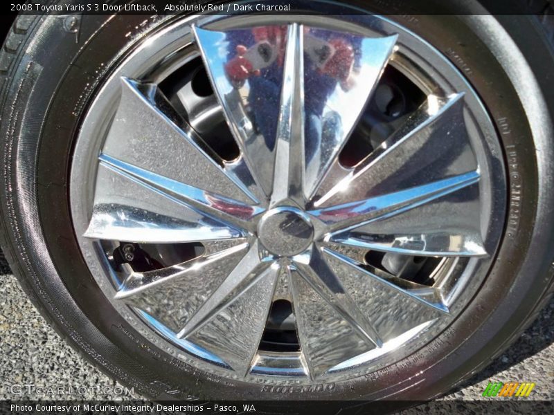 Absolutely Red / Dark Charcoal 2008 Toyota Yaris S 3 Door Liftback