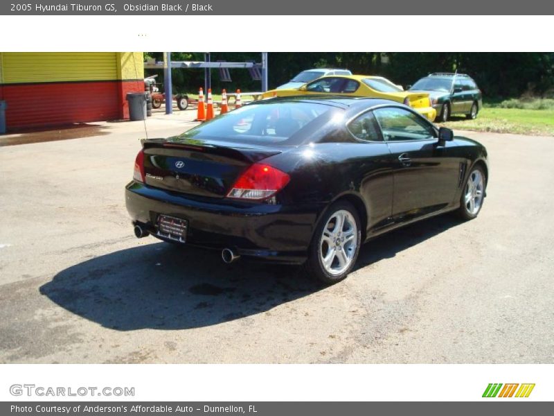 Obsidian Black / Black 2005 Hyundai Tiburon GS