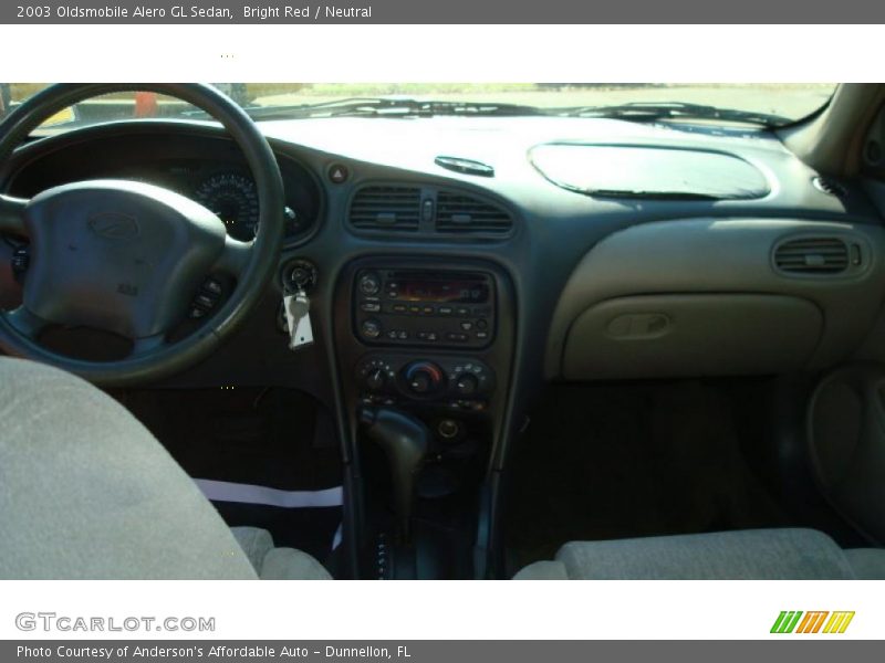 Bright Red / Neutral 2003 Oldsmobile Alero GL Sedan