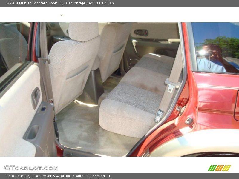 Cambridge Red Pearl / Tan 1999 Mitsubishi Montero Sport LS
