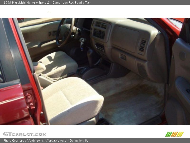 Cambridge Red Pearl / Tan 1999 Mitsubishi Montero Sport LS