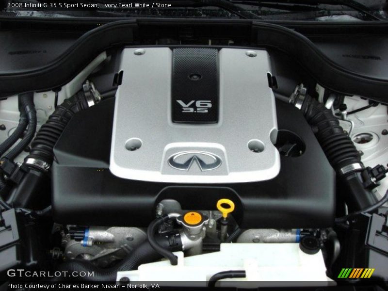 Ivory Pearl White / Stone 2008 Infiniti G 35 S Sport Sedan
