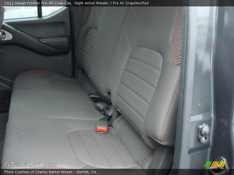 Night Armor Metallic / Pro 4X Graphite/Red 2011 Nissan Frontier Pro-4X Crew Cab