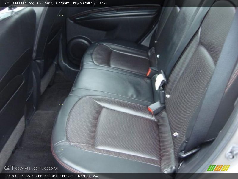 Gotham Gray Metallic / Black 2008 Nissan Rogue SL AWD