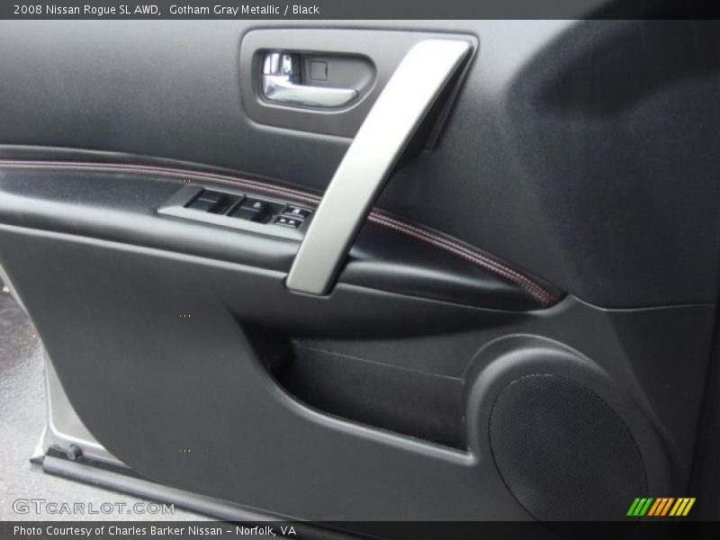 Gotham Gray Metallic / Black 2008 Nissan Rogue SL AWD