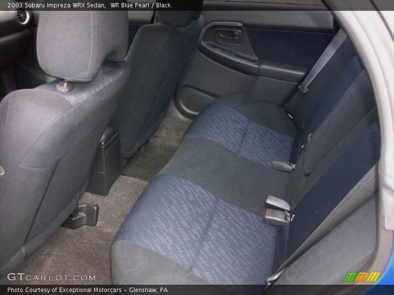 WR Blue Pearl / Black 2003 Subaru Impreza WRX Sedan