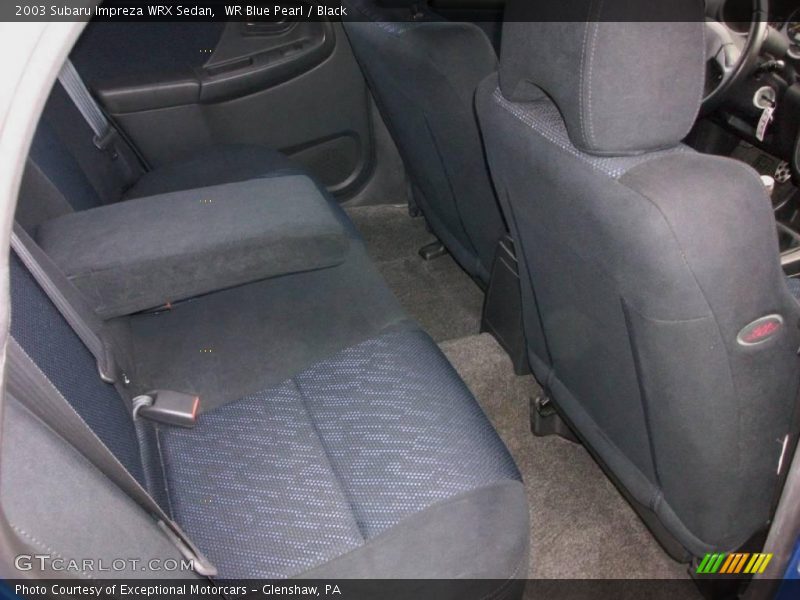 WR Blue Pearl / Black 2003 Subaru Impreza WRX Sedan