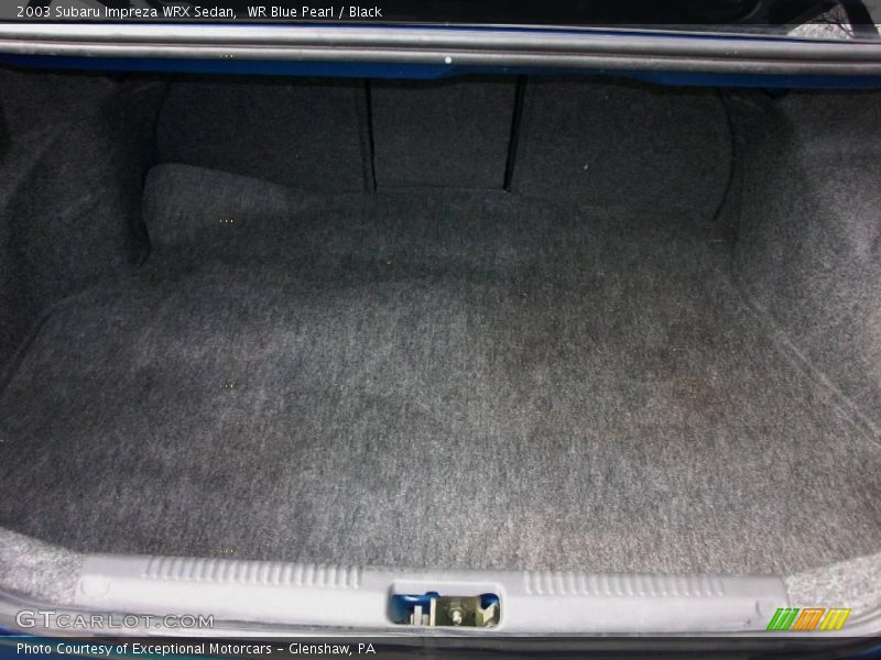 WR Blue Pearl / Black 2003 Subaru Impreza WRX Sedan