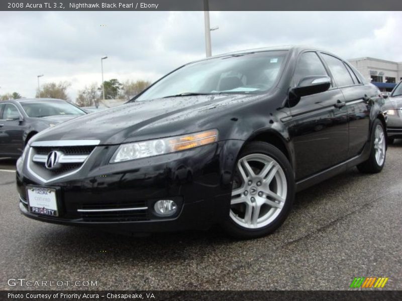 Nighthawk Black Pearl / Ebony 2008 Acura TL 3.2