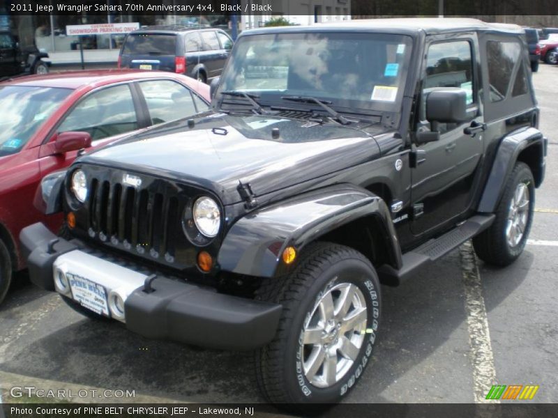 Black / Black 2011 Jeep Wrangler Sahara 70th Anniversary 4x4